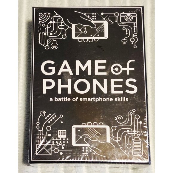GAME OF PHONES Battle of Smartphone Skills Fun Party Card Game. New - Picture 1 of 2